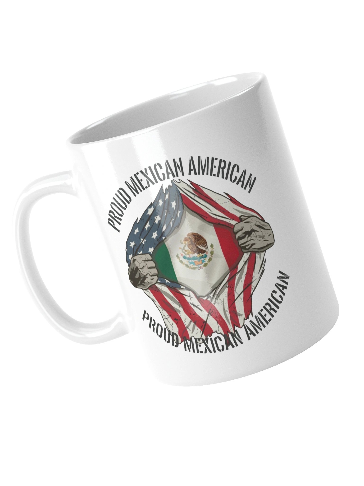 Proud Mexican American Flag Ripping Patriotic Soy Wax Candle product image (5)