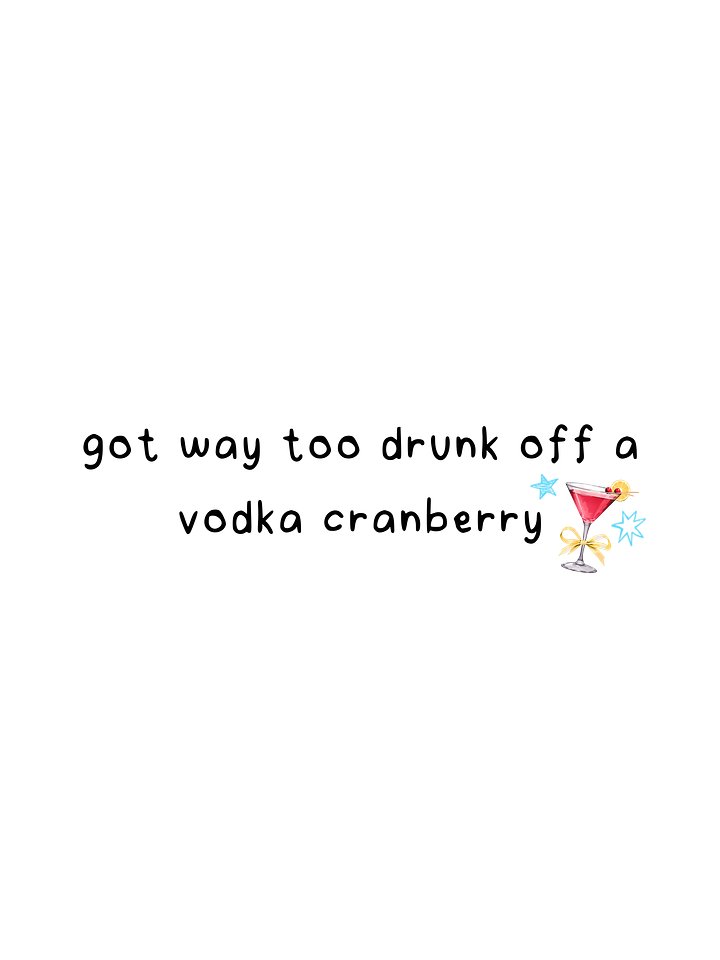 vodka cranberry sticker product image (1)