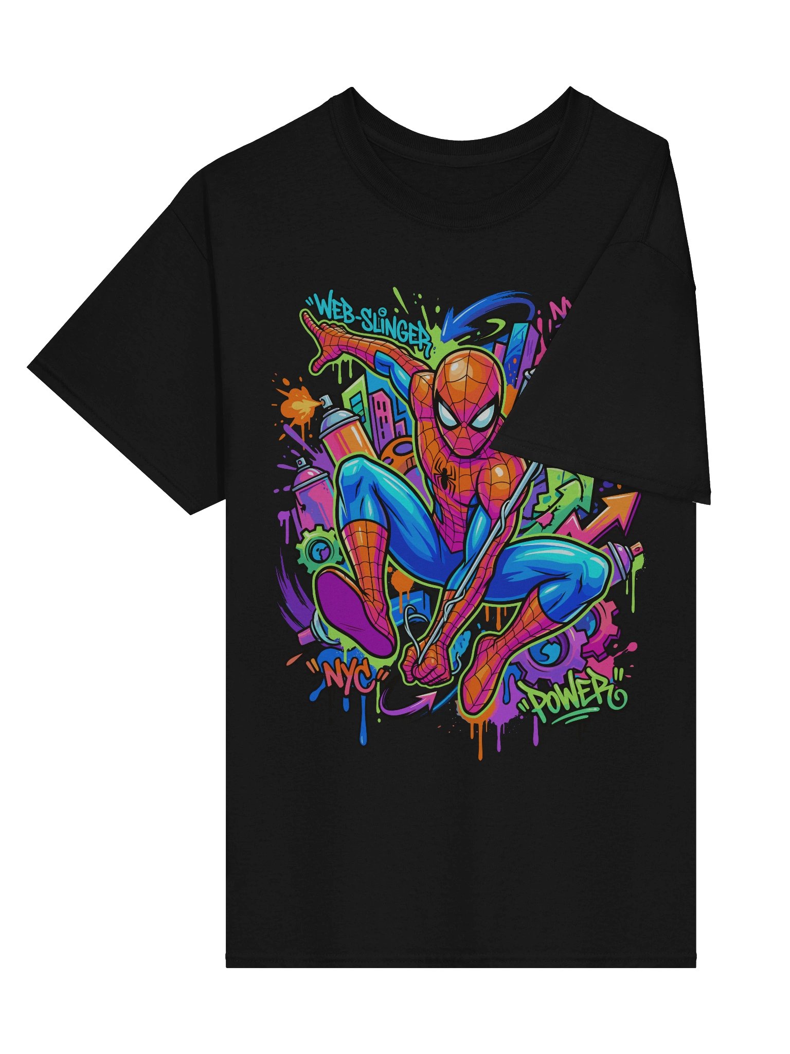 Spiderman graffiti t-shirt product image (21)