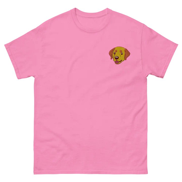 Happy Labrador Retriever Dog Embroidered T-Shirt product image (2)