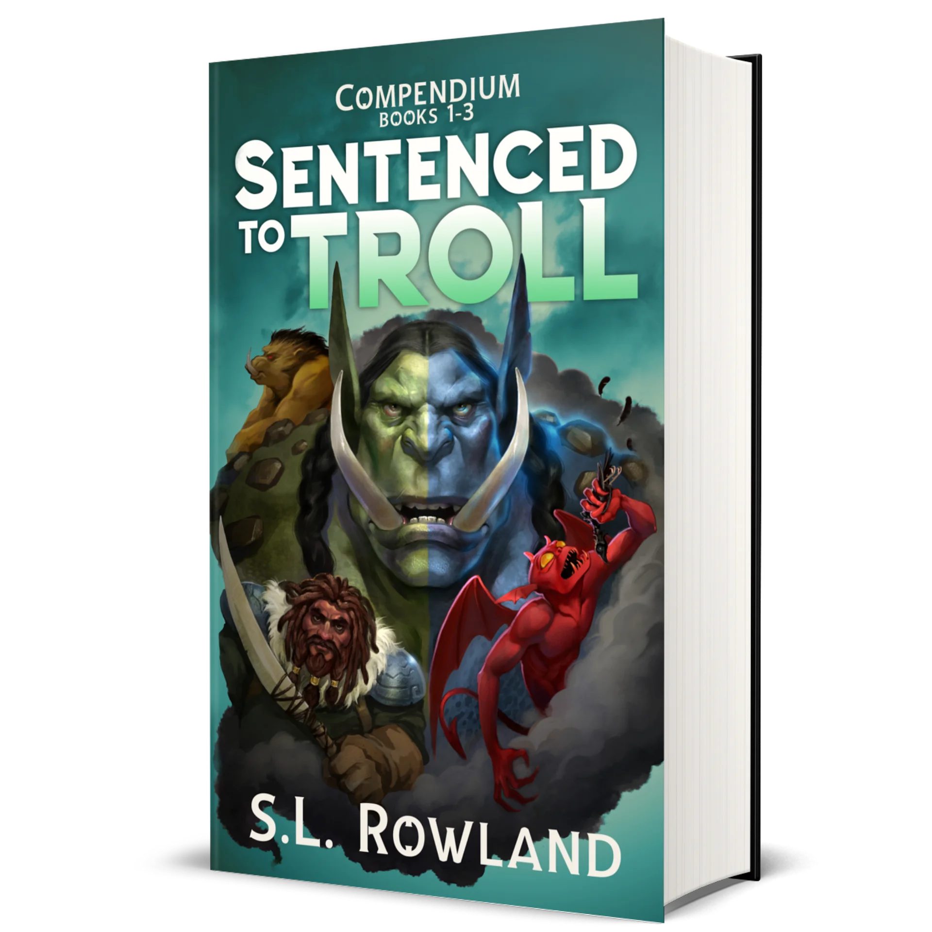 Sentenced to Troll Compendium: Books 1-3 Signed Paperback product image (1)
