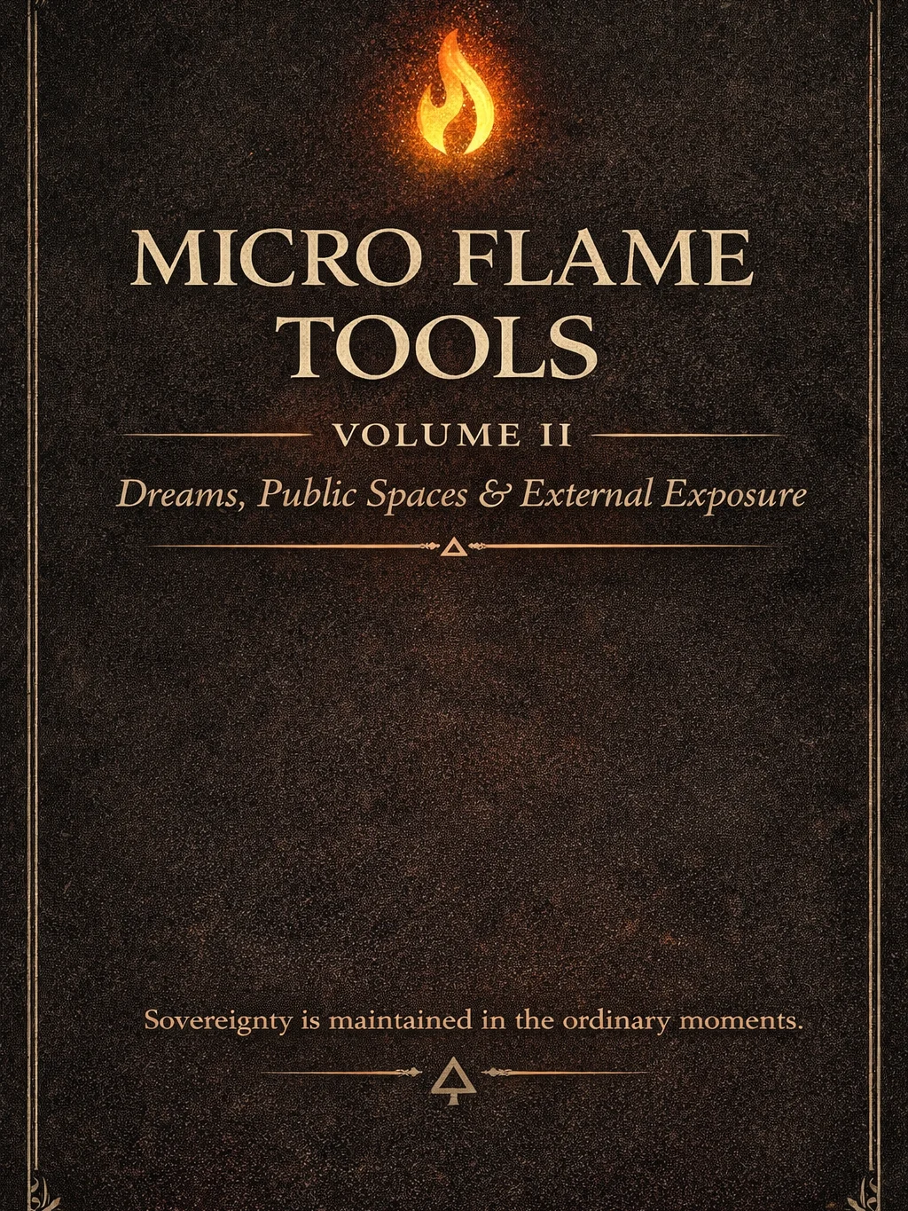 🔥 Micro Flame Tools Volume II Dreams, Public Spaces & External Exposure product image (1)