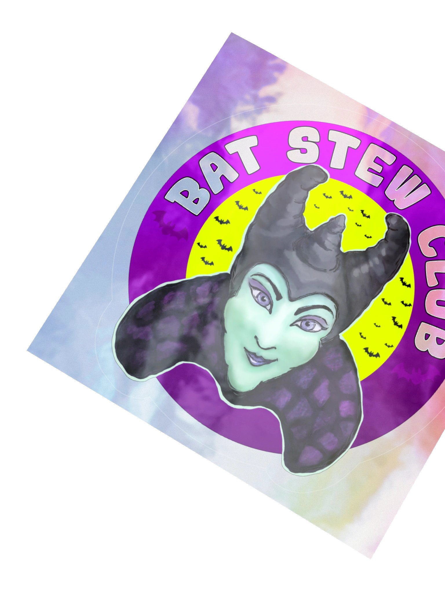 Bat Stew Club Holographic Cutout Sticker product image (5)