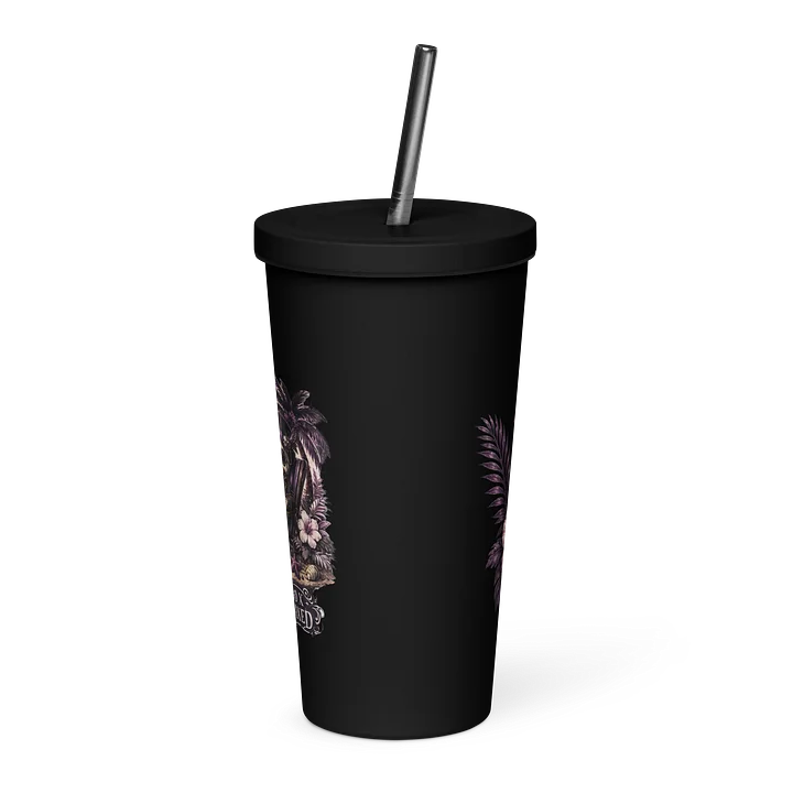 ''Dead Relaxed'' Insulated Tumbler with a Straw product image (2)