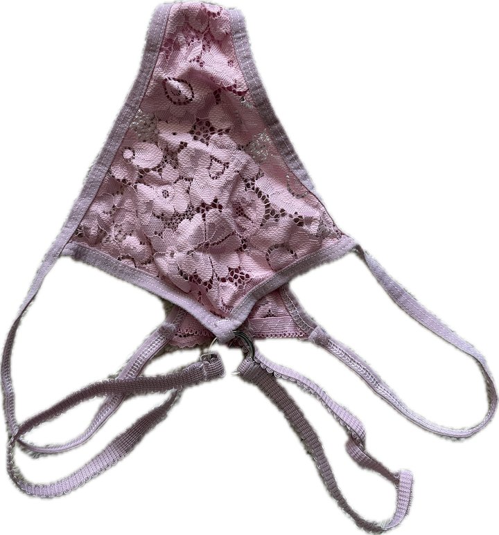 My pink lace floral panties product image (1)