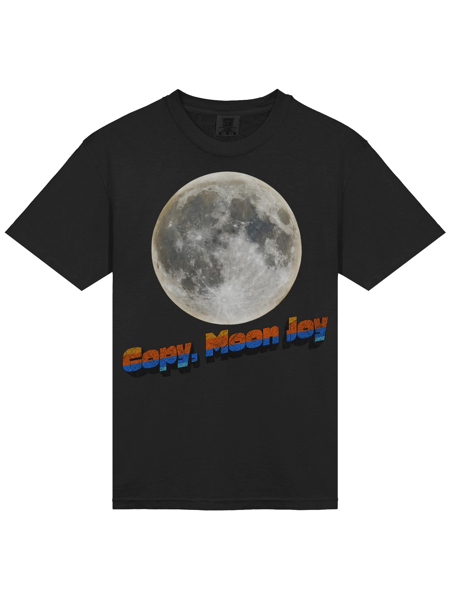 Copy Moon Joy Shirt, Moon Graphic Tee, Minimal Space T-Shirt, Aesthetic Lunar Shirt, Trendy Oversized Tee product image (6)