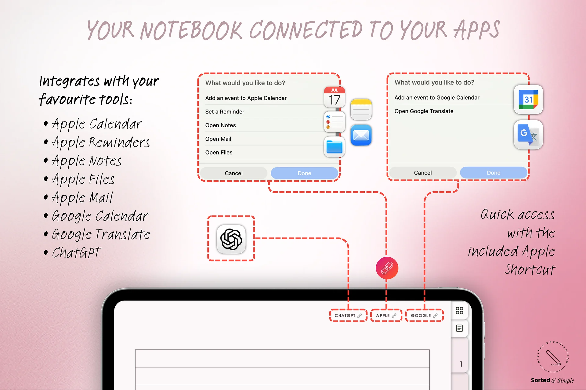 Smart Digital Notebook - Blush Pink product image (2)