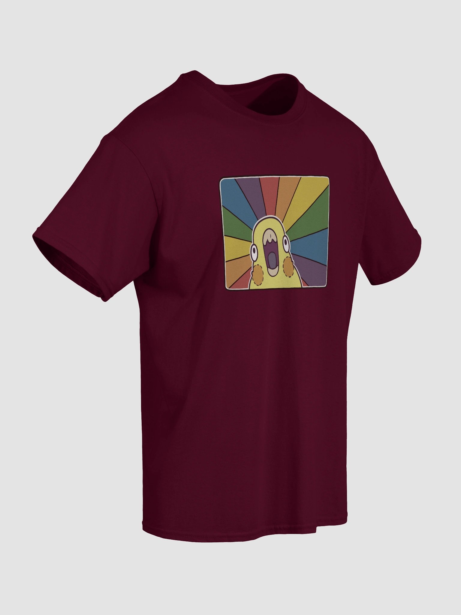 t-shirt : scream rainbow-muted product image (3)