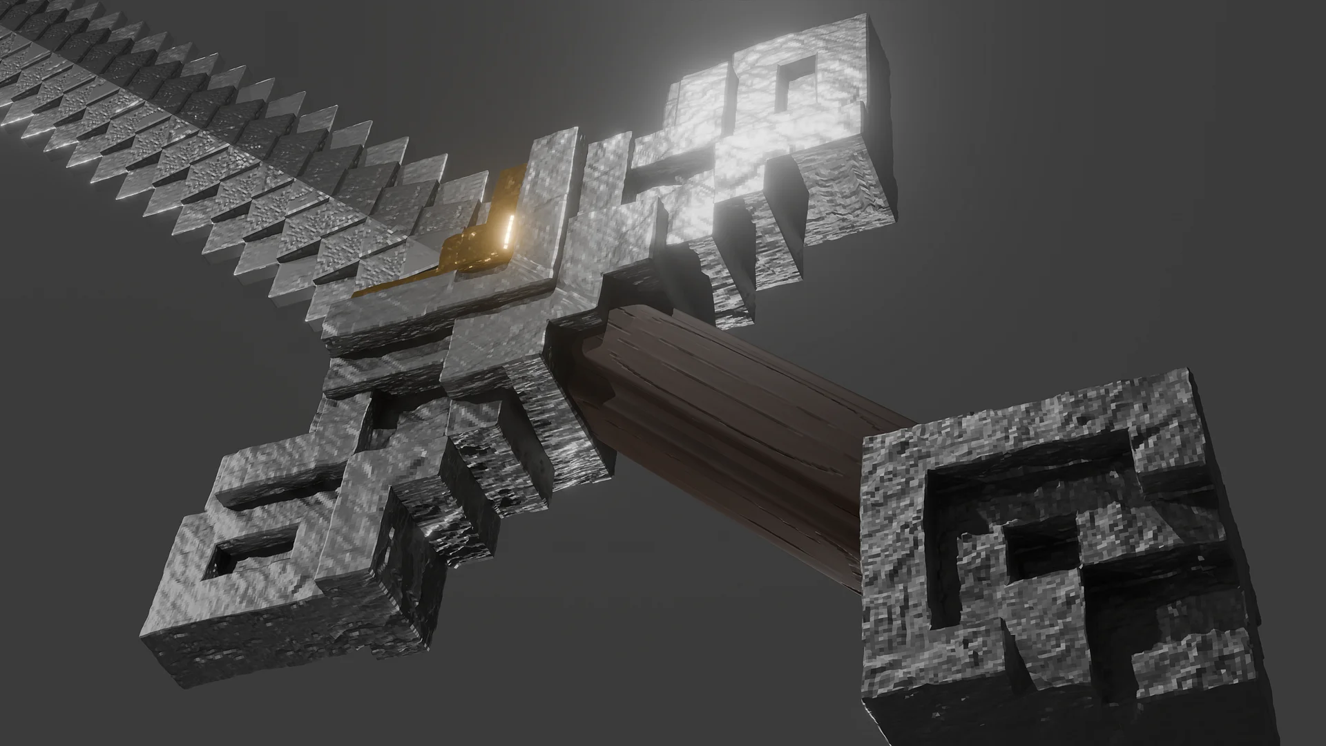 Minecraft Movie Sword - Digital 3D printable model files product image (4)