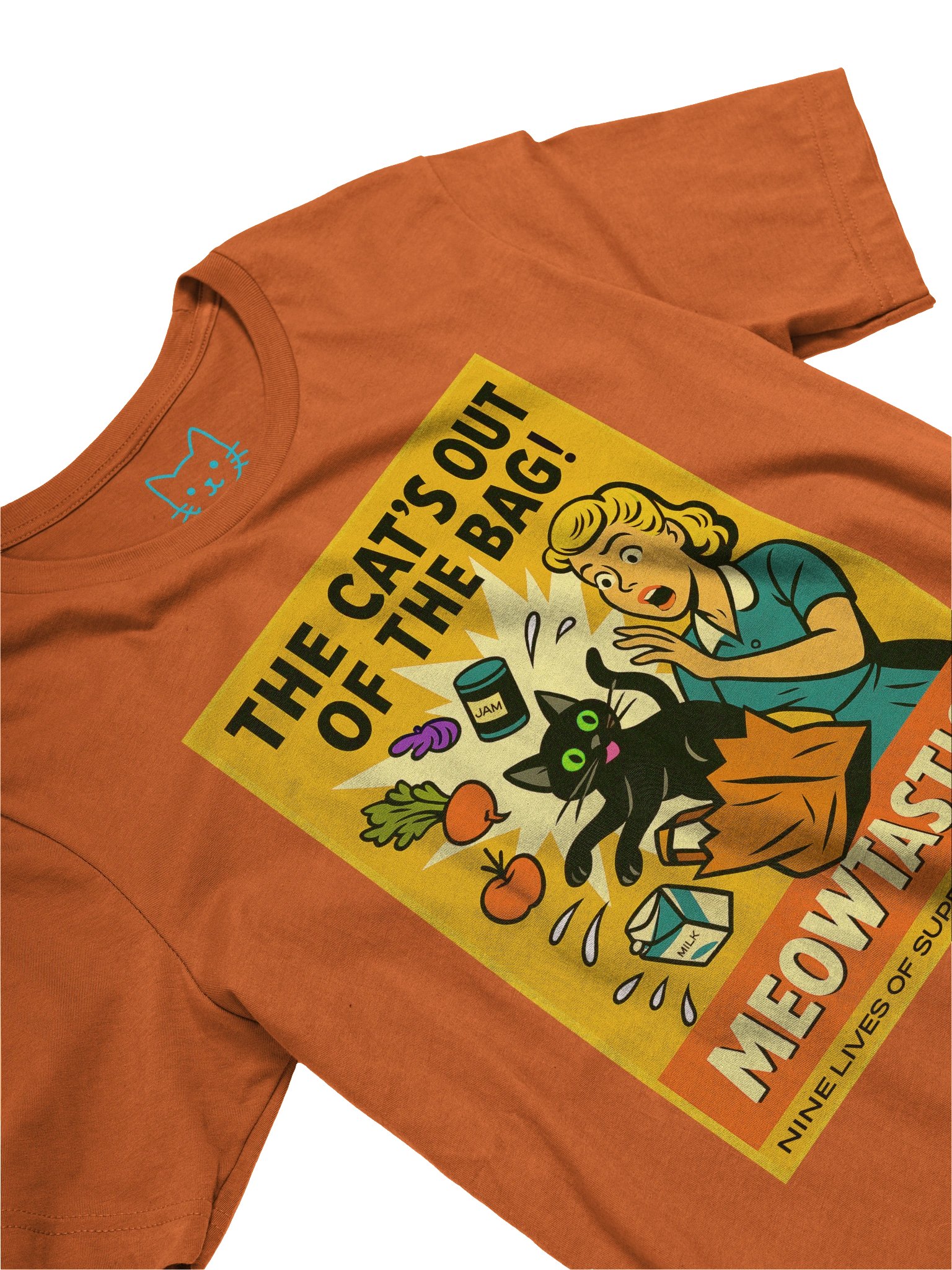 The Cat's Out of the Bag 1950's Retro Concert Tee Fit Unisex T-Shirt product image (51)