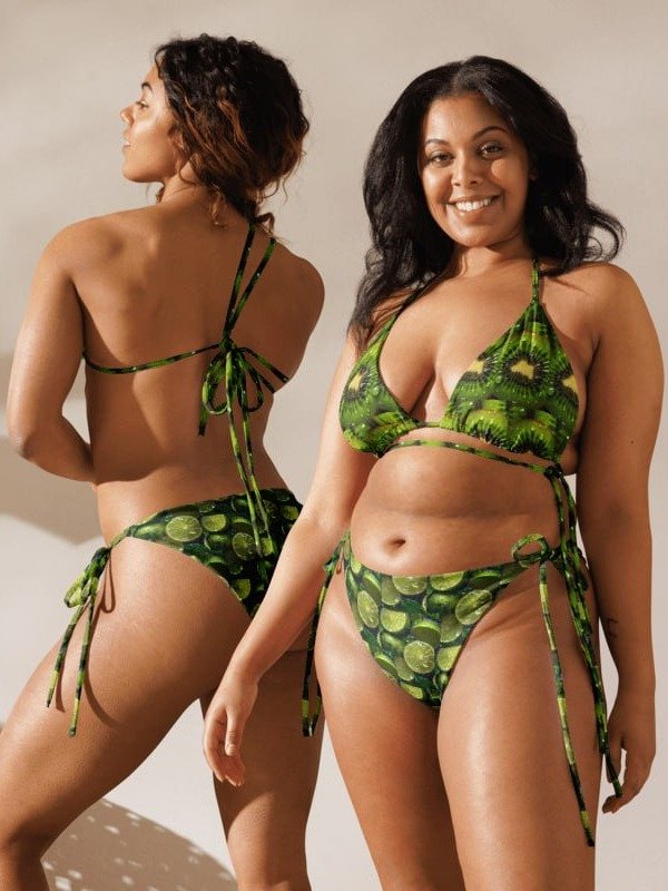 🥑🍋Custurd Apple & Lemon Flavored Bikini – Fresh, Fun & Eco-Friendly! product image (1)