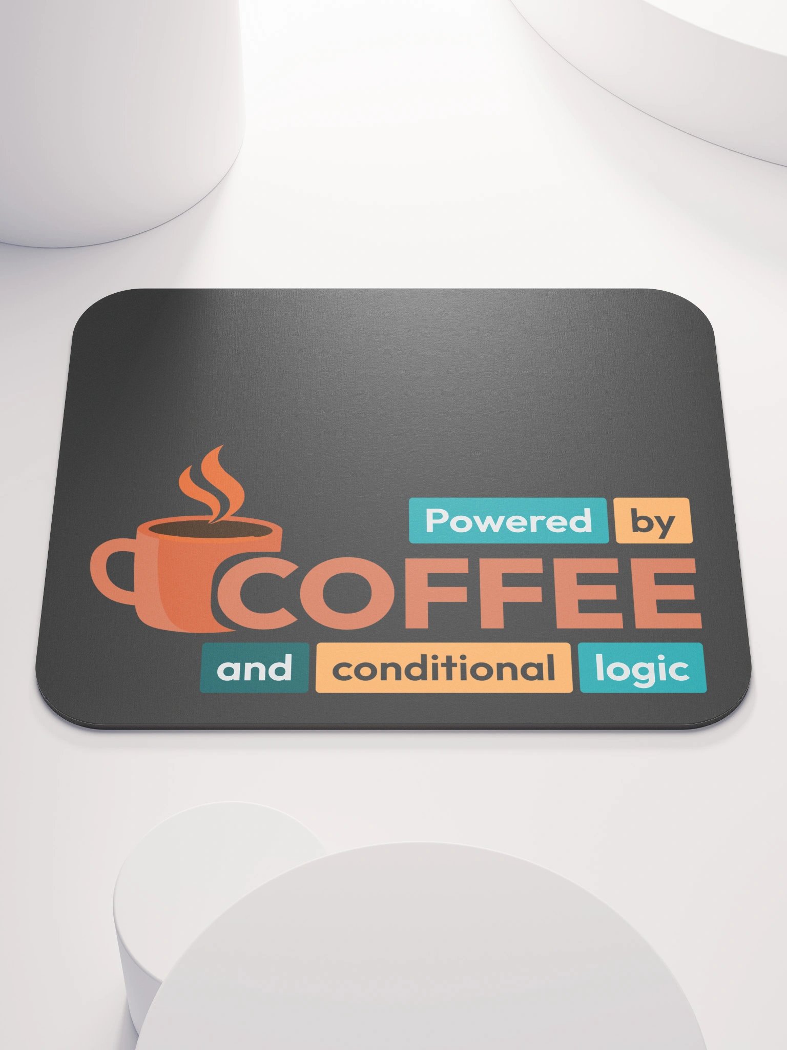 Powered by coffee - Mouse Mat product image (2)