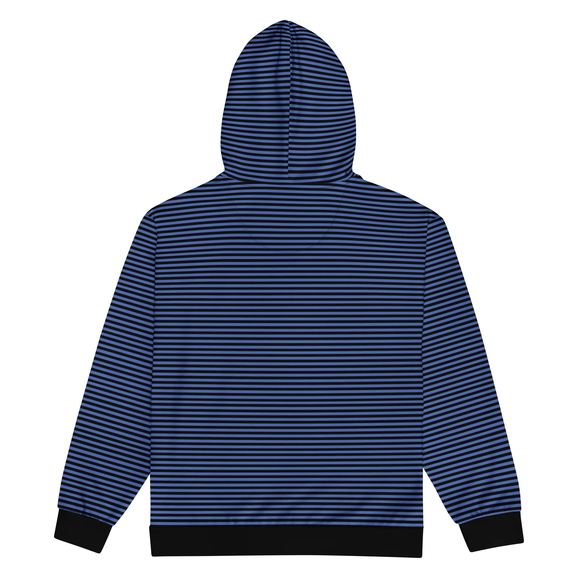 Slate Blue Kat Skull Stripped Hoodie product image (2)