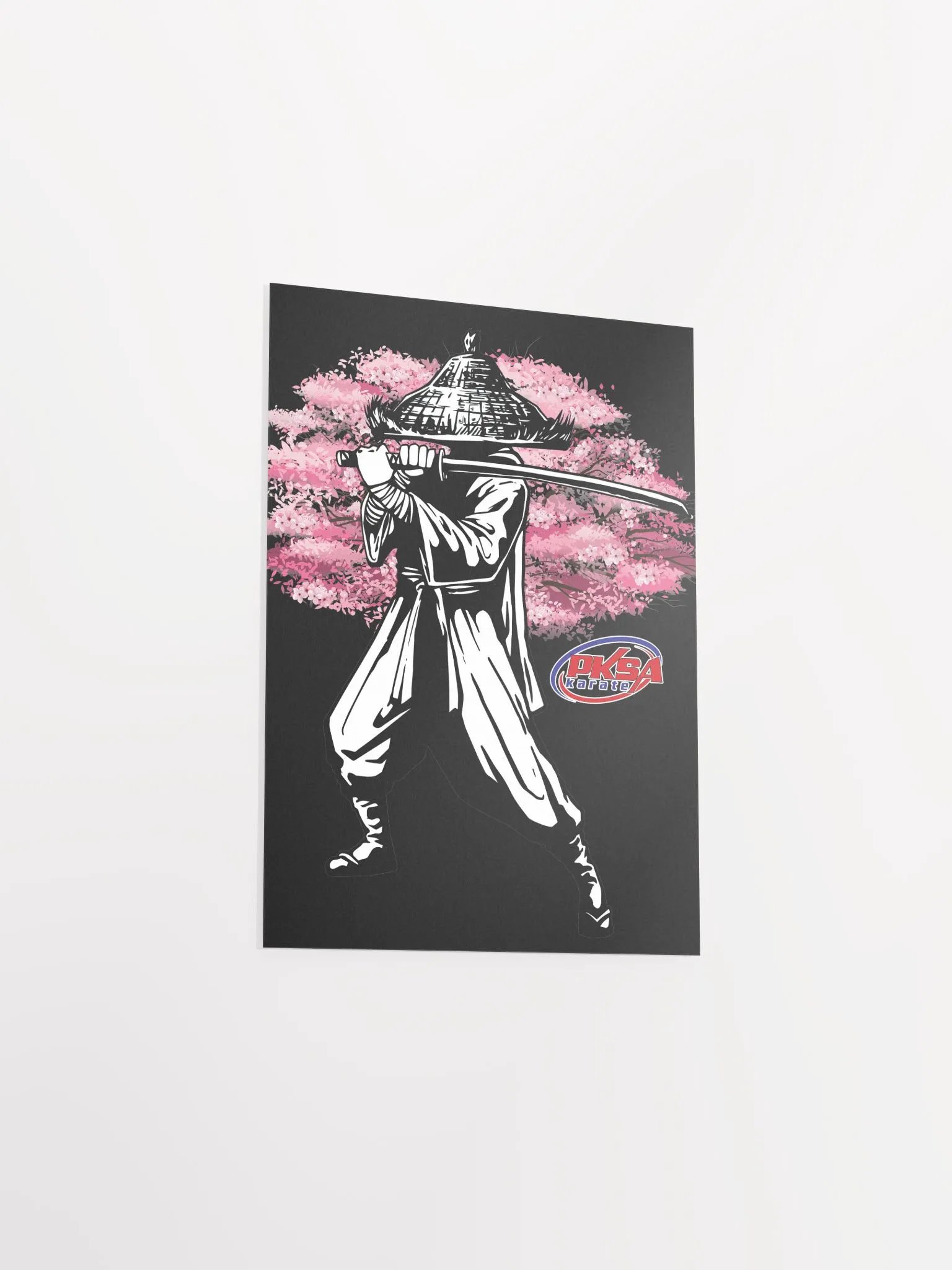 Samurai & Cherry Blossom Poster product image (3)