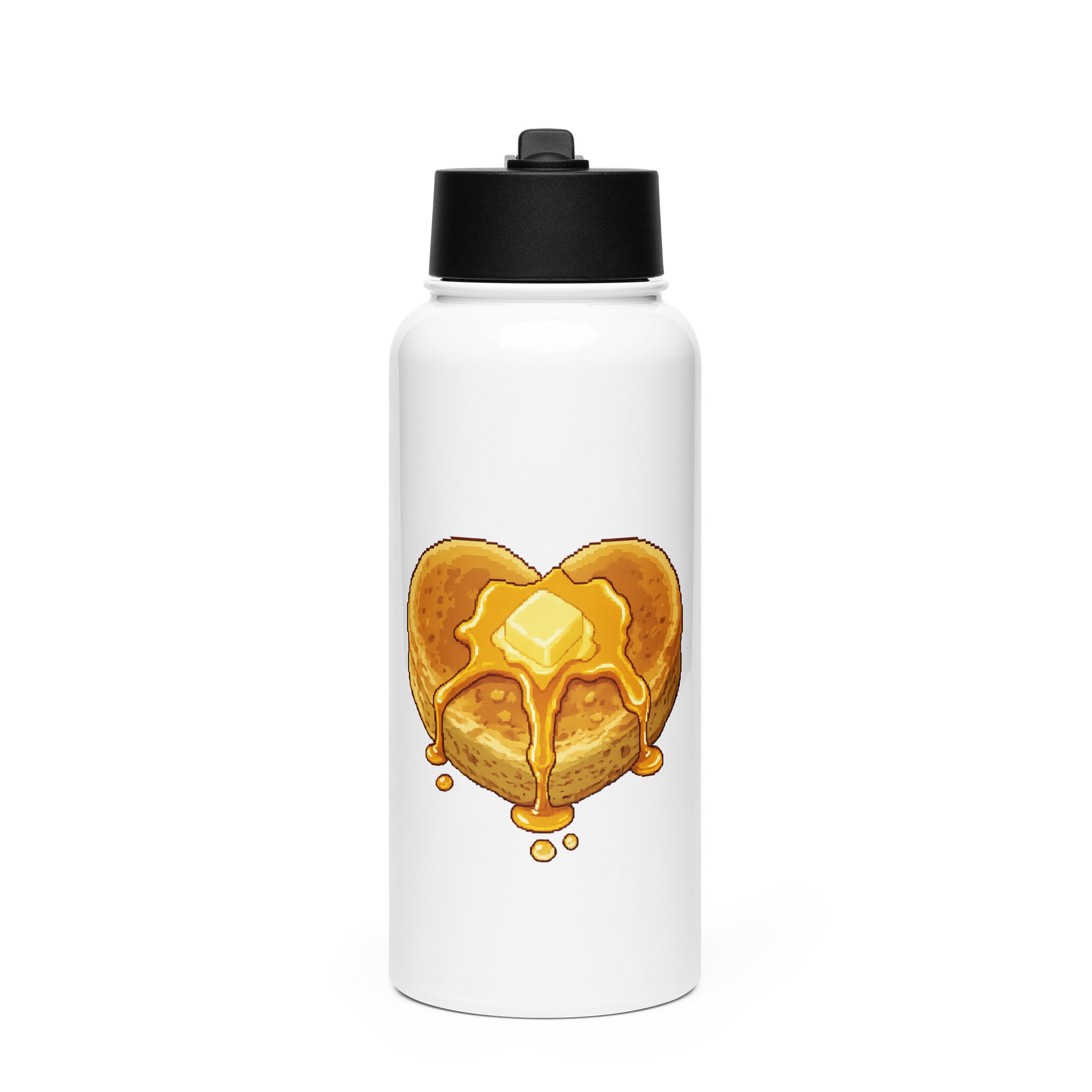 Pancake Heart Water Bottle product image (1)