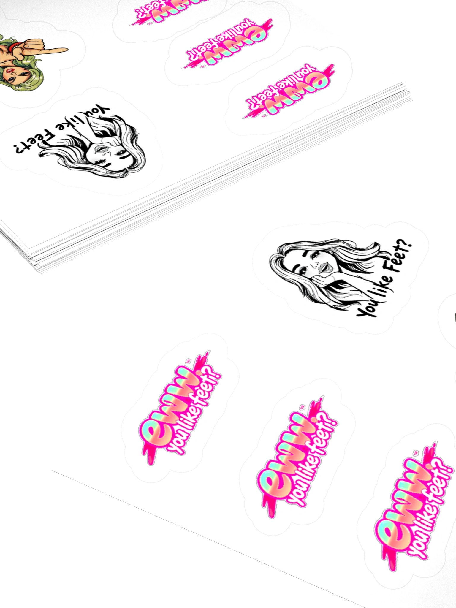 EYLF "Miss Sass" Stick 'em Ups Sticker Sheet product image (4)