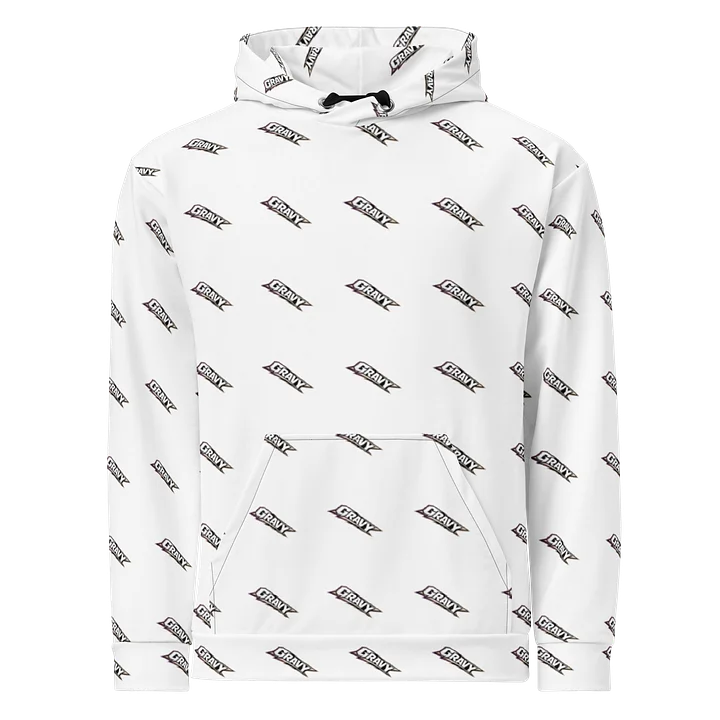 Gravy Icon Grid Unisex Hoodie - WHITE product image (1)