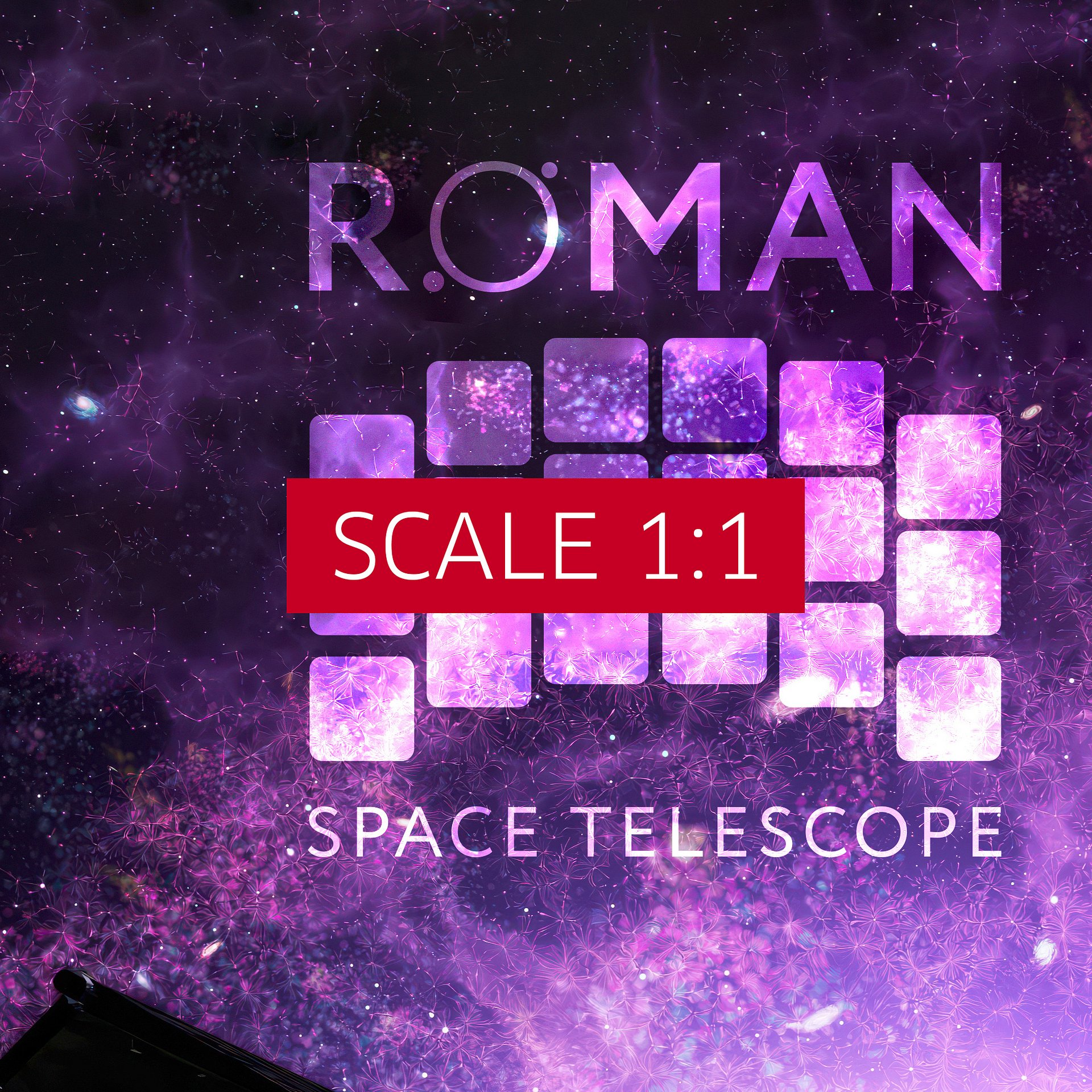 Nancy Grace Roman Space Telescope poster — NASA space print, Science wall art, Futuristic Space poster, Astronomy home decor, NGRST wall art product image (5)