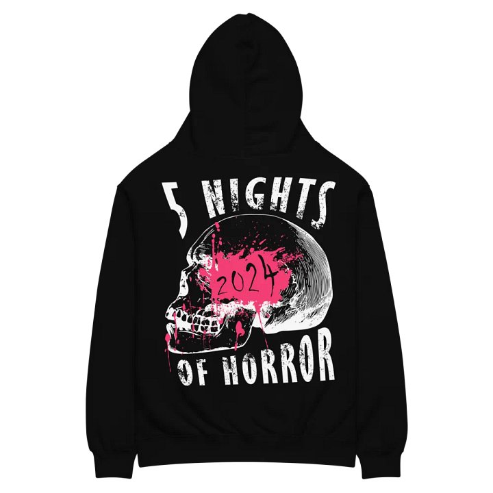 5 Nights Of Horror (2024) Hoodie | Black product image (2)