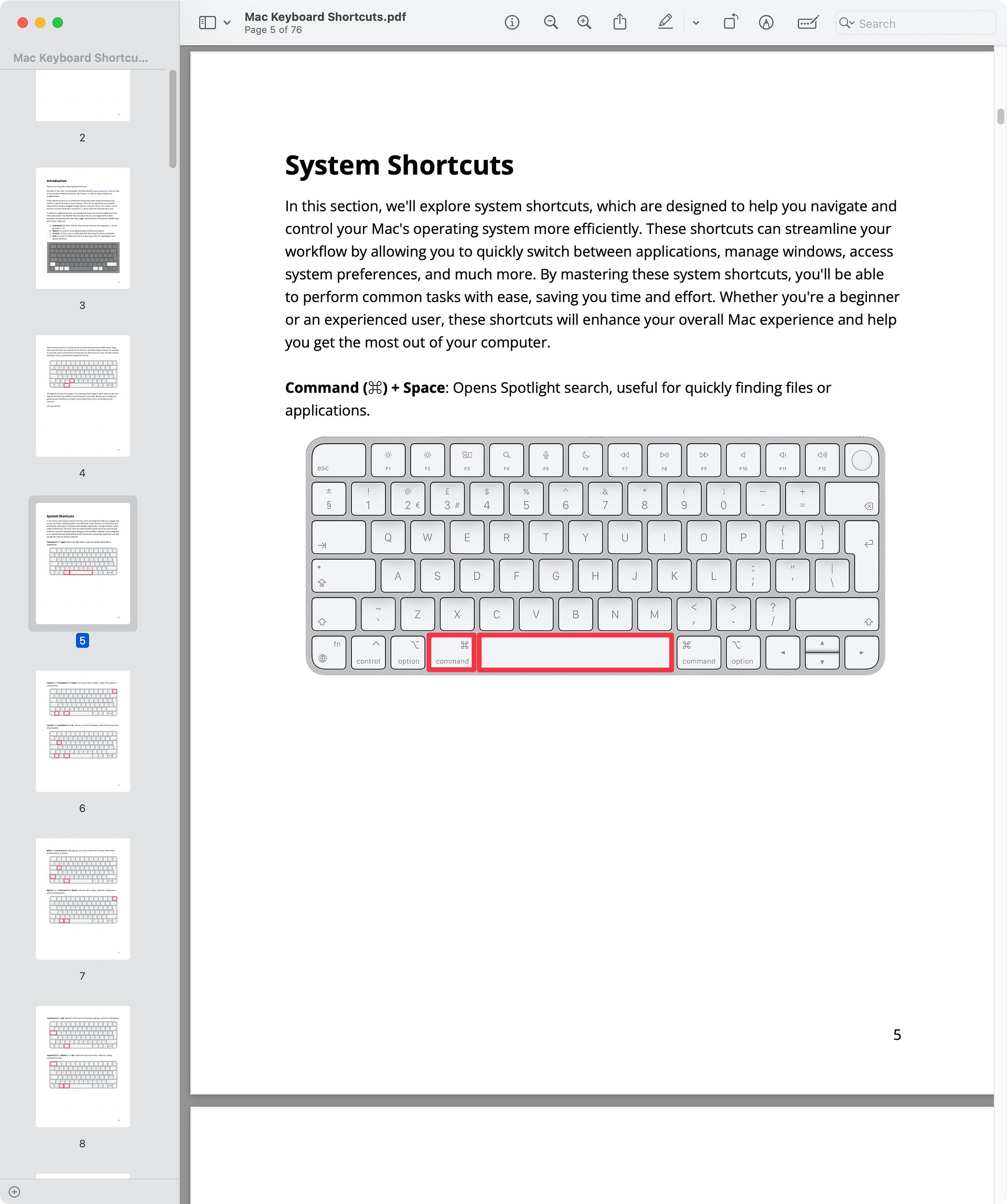Mac Keyboard Shortcuts - The Ultimate Guide! product image (2)