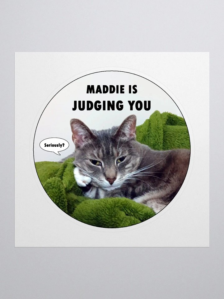 Judgy Maddie Sticker product image (1)