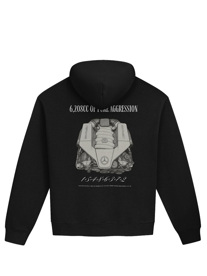 The 6.2L Symphony Hoodie: Black Double-Sided product image (2)