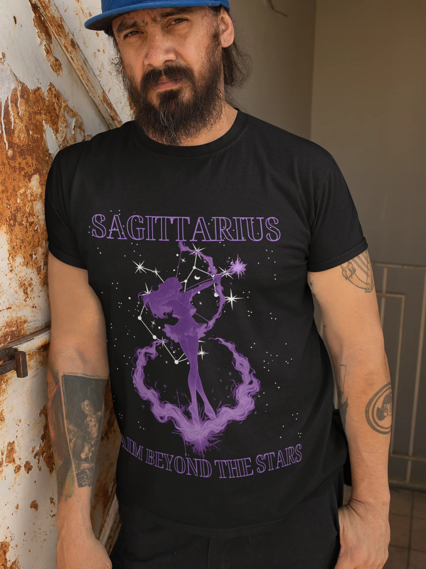 Aim Beyond The Stars Sagittarius Tee product image (7)