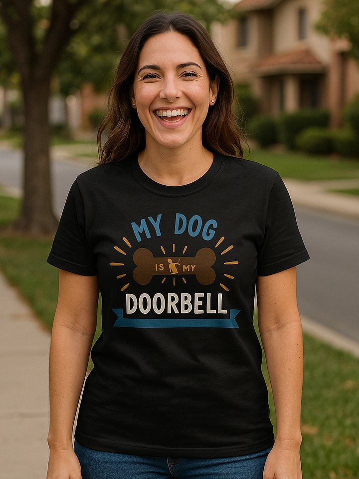 My Dog is my Doorbell Graphic Tee product image (2)