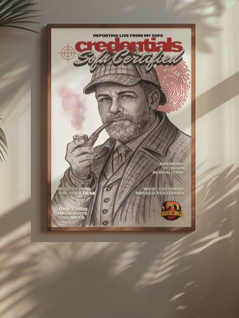 Vintage-Inspired True Crime Magazine Style Poster product image (2)