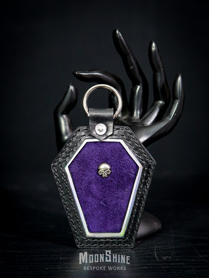 Coffin Inlay Bag Charm PDF SVG DXF Pattern product image (2)