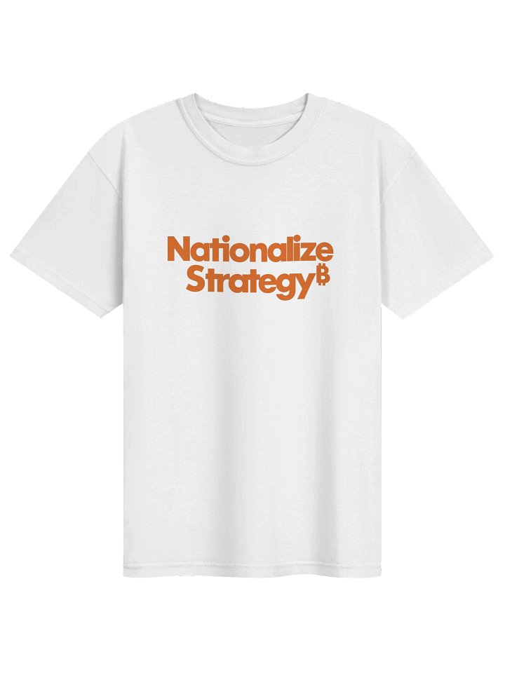 Nationalize Strategy Tee - White product image (1)