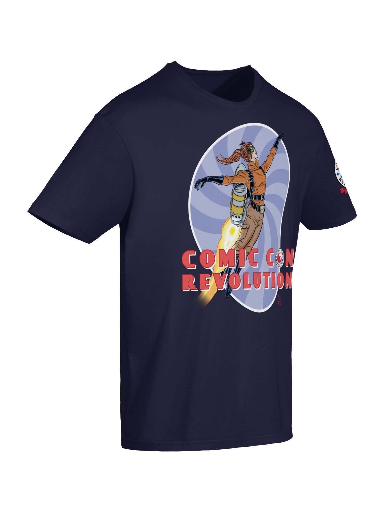 Comic Con Revolution 10th Anniversary Jetpack Jules 2021 Reissue Tee product image (86)