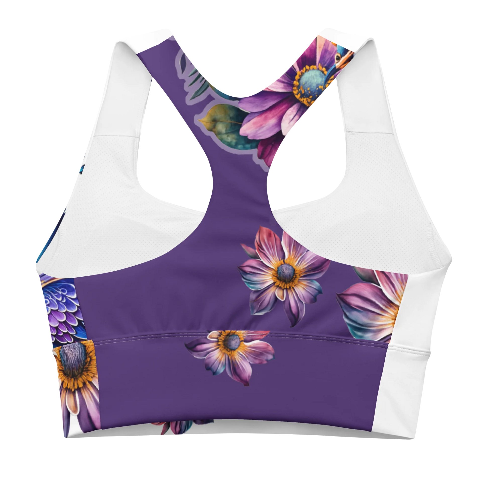 Peacock Recycled Longline Sports Bra product image (2)