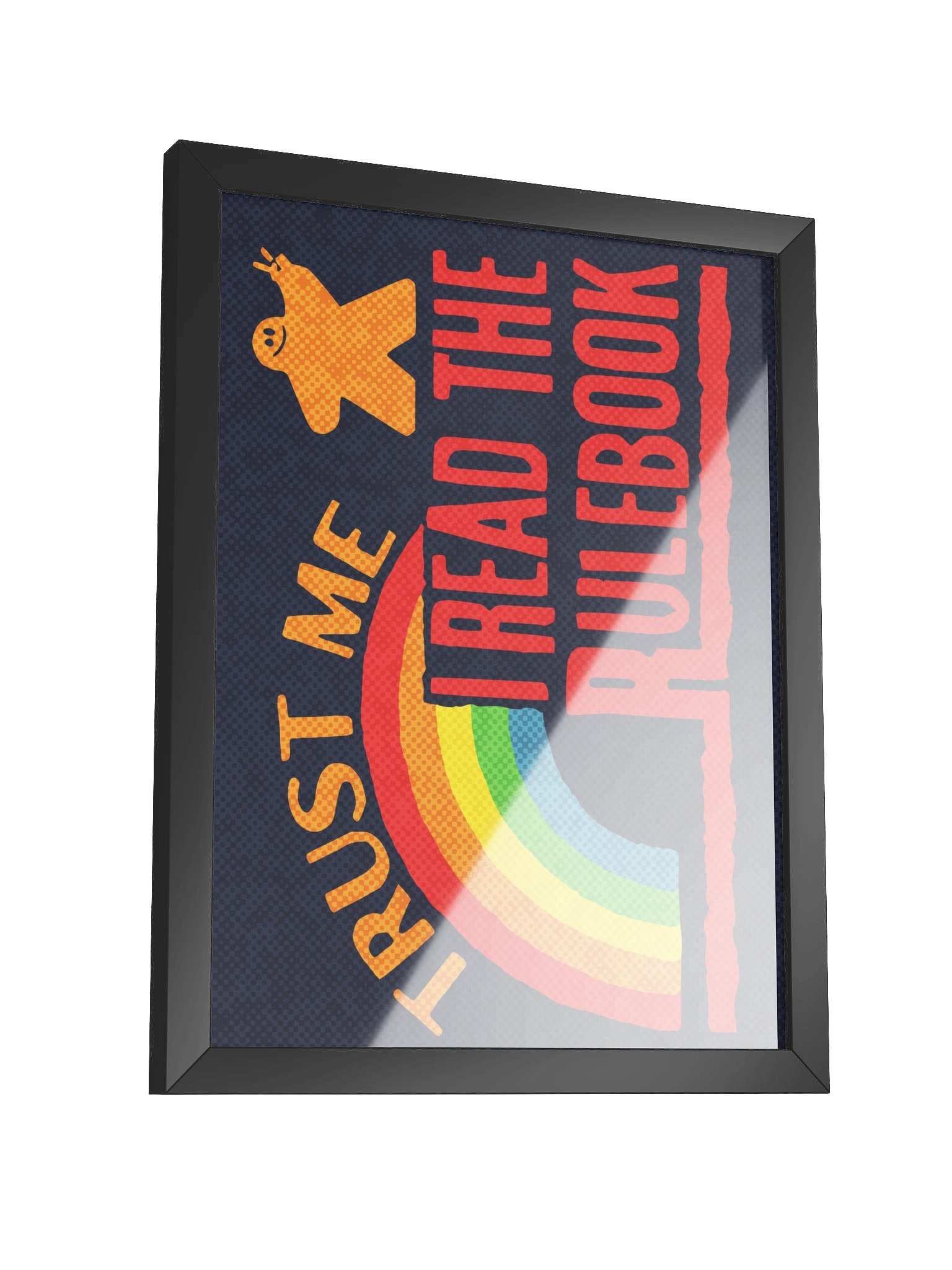 Rulebook Rainbow Board Game Poster - FRAMED product image (11)