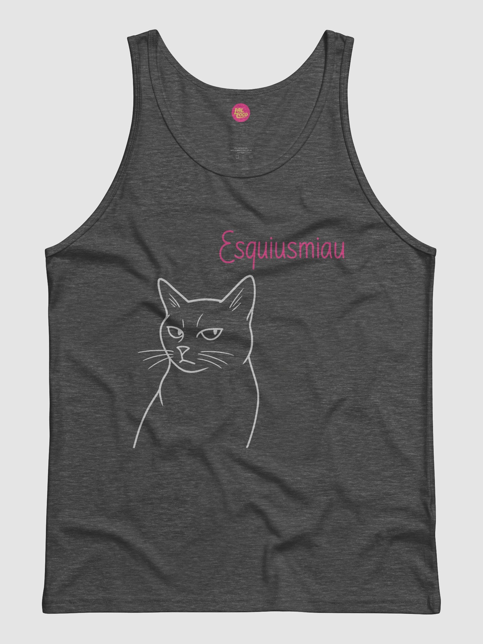 "Esquiusmiau" Tank (Dark) product image (3)