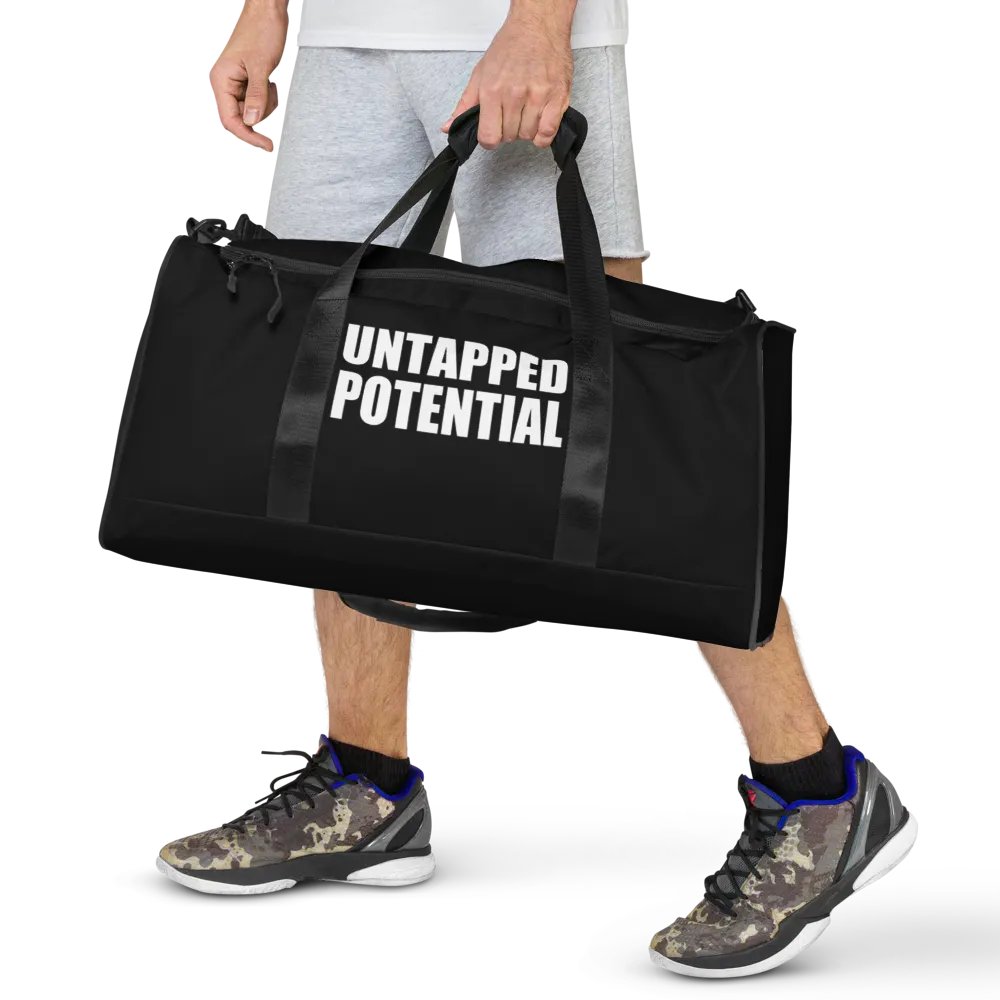 Untapped Potential Black Duffle Bag product image (7)