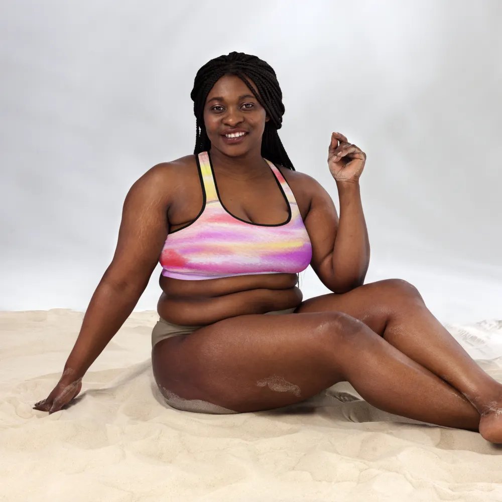 Sunset Dreams Padded Sports Bra product image (8)