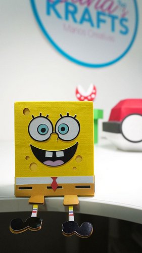 #bobesponja Fans 🐡🌴

Crea tu propia caja de Bob esponja usando la plantilla svg disponible para jefas #manoscreativas 
#nicke...