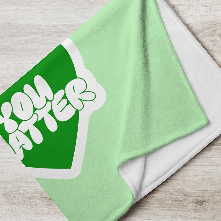 The Advertising Network | YOU MATTER Throw Blanket product image (7)