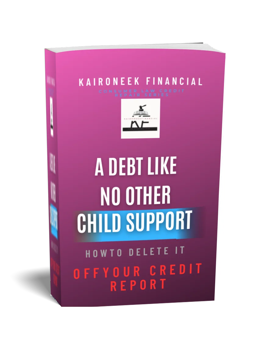 A Debt Like No Other: Child Support How to Delete it off Your Credit Report product image (1)