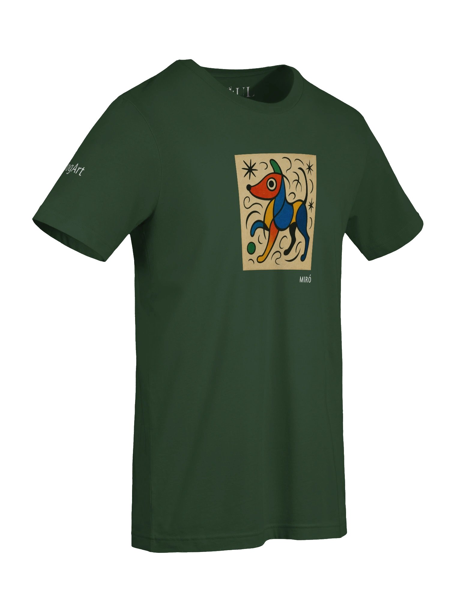 DOGART Unisex Jersey Dog T-Shirt - MIRÓ - Iconic Painting Reimagined with Dogs product image (4)