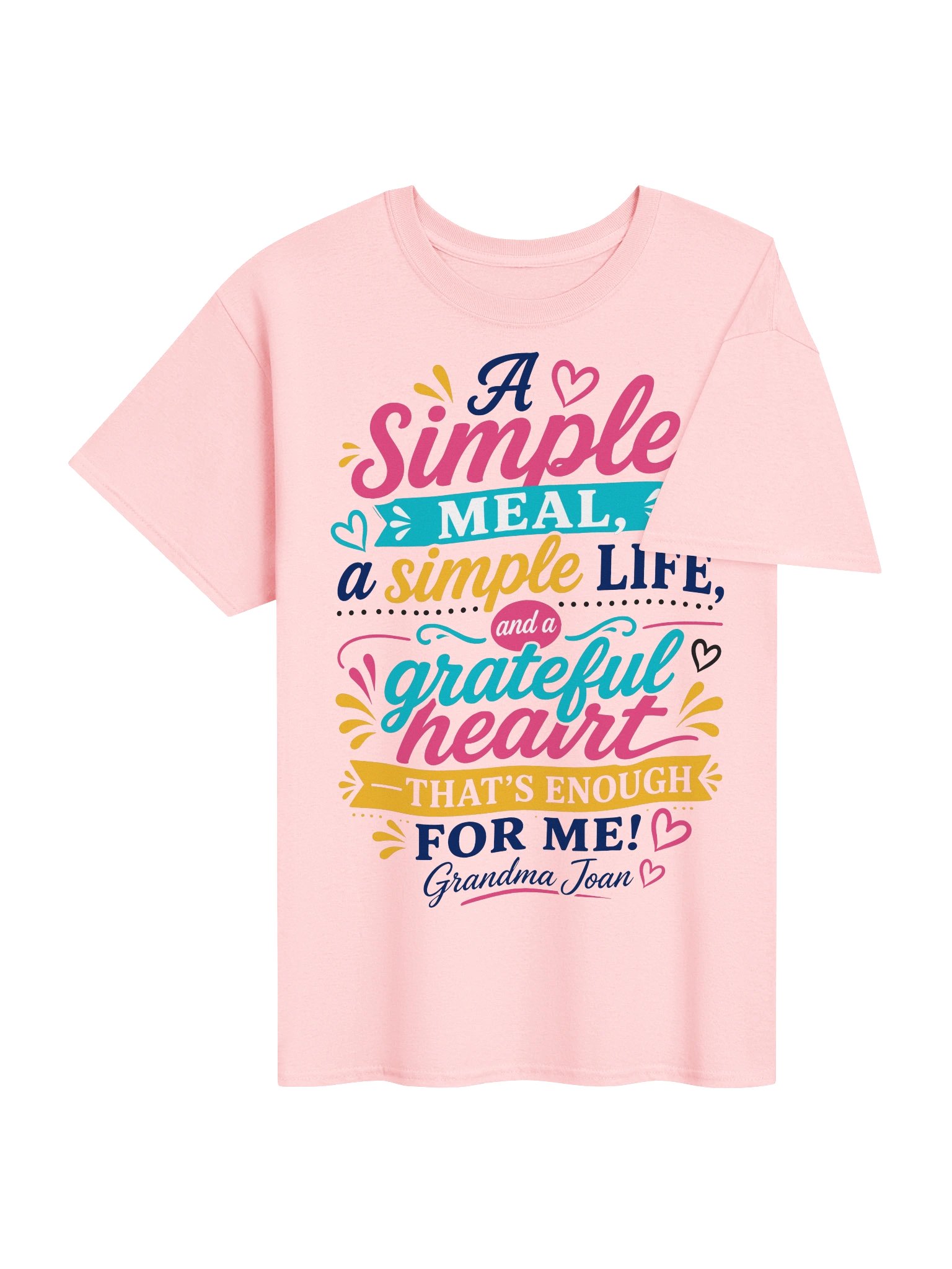 A Simple Meal, A Simple Life! - t-shirt product image (5)