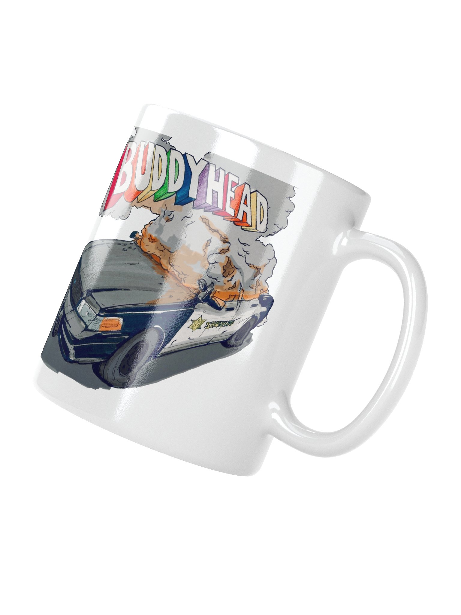 Cop car coffee mug product image (6)