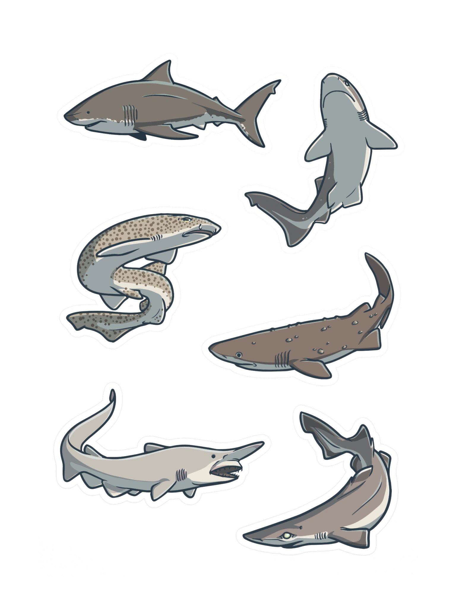 A Shiver of Sharks - Sticker Sheet #5 product image (1)