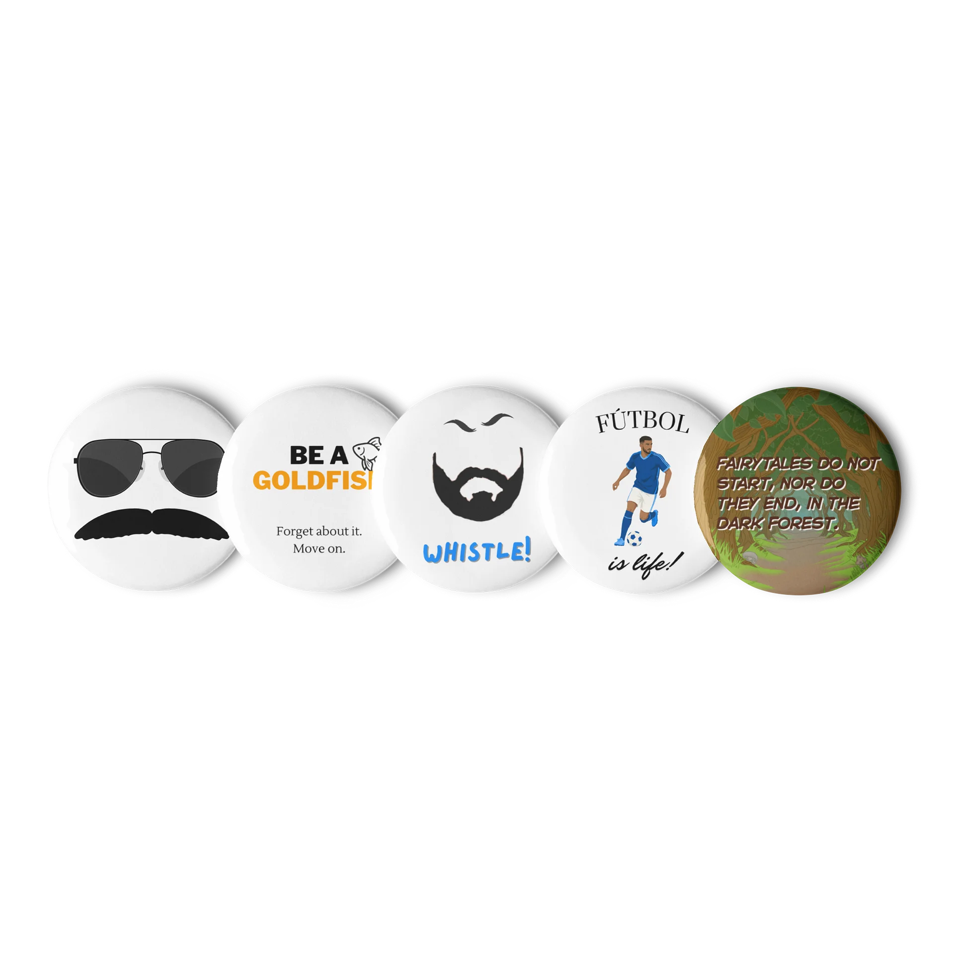 Ted Lasso Inspired Pin Button Set product image (1)