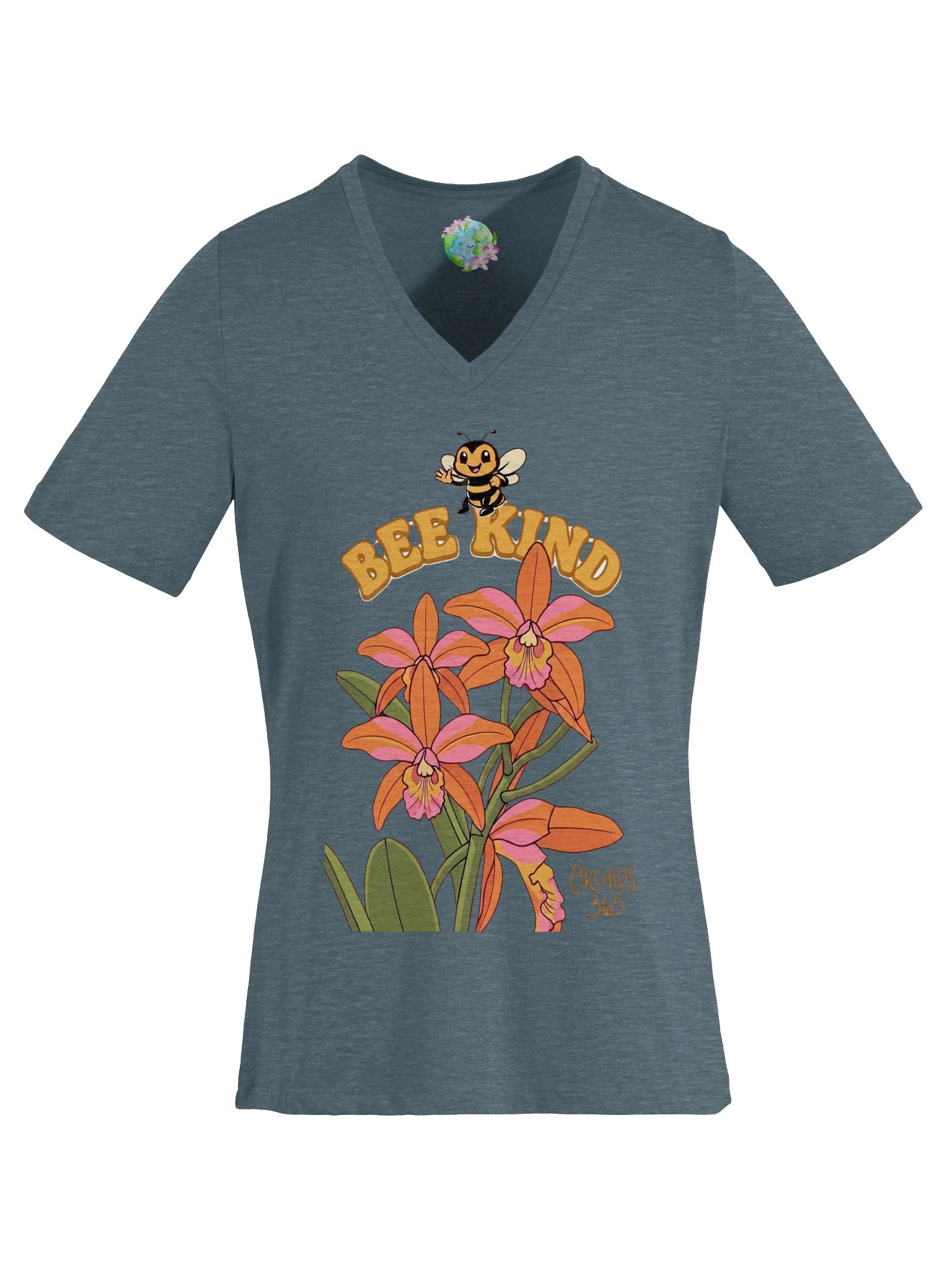 BeeKind Spike v-neck t-shirt product image (1)