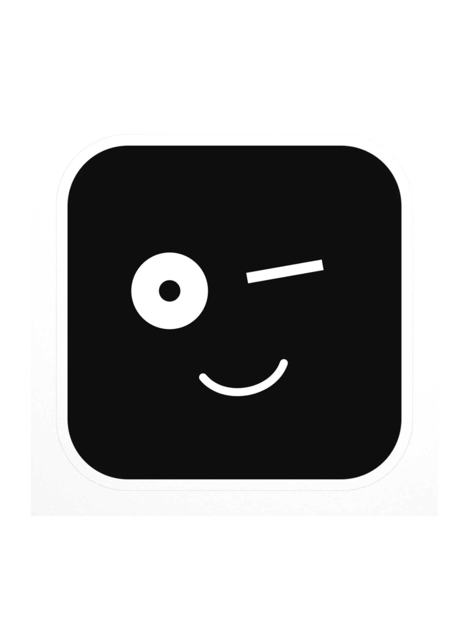 Mascot sticker, wink product image (1)