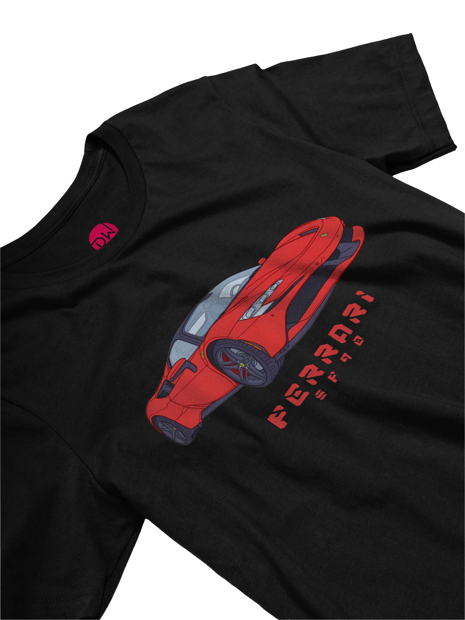 Rosso Corsa Ferrari SF90 Shirt (Retro, Sketch, Silhouette) product image (23)