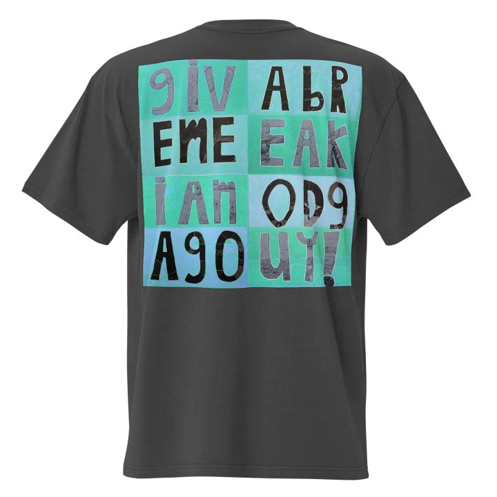 Another Good Guy Premium Oversized Faded T-Shirt (back-side print) product image (1)