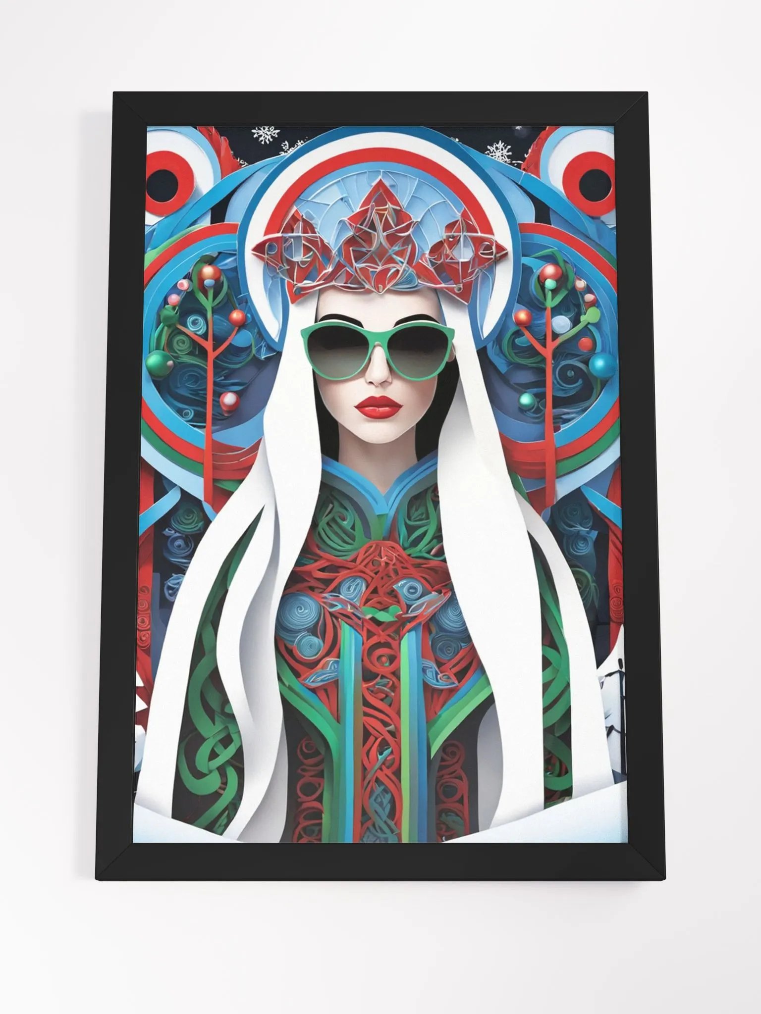 Winter Wiccan 03 - Framed Matte Poster product image (4)